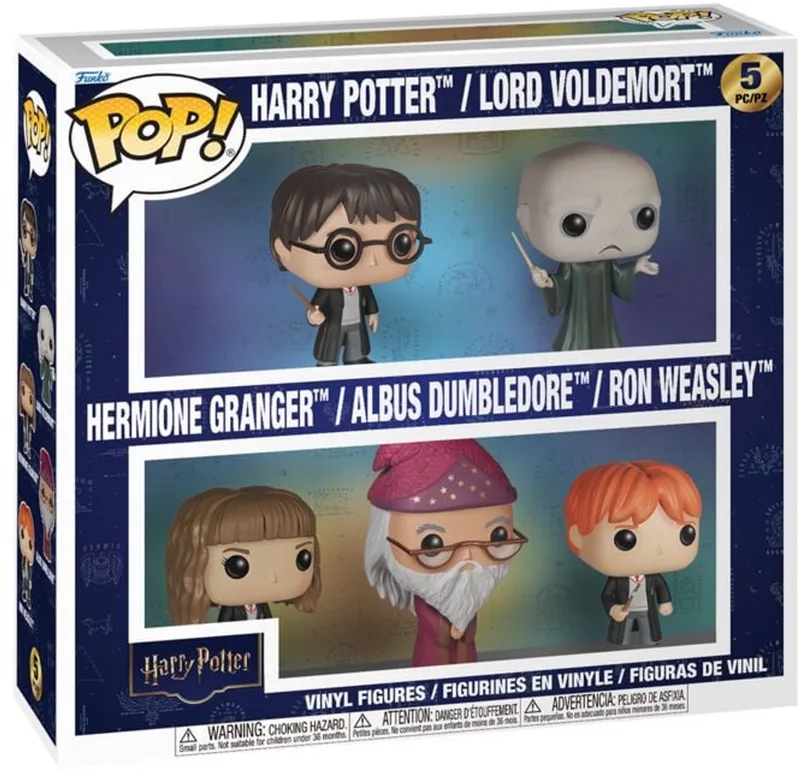 Harry Potter Harry Potter vinylfiguurtjes (Set van 5) Unisex Funko Pop! - Neutraal by Funko in Standard – product photo