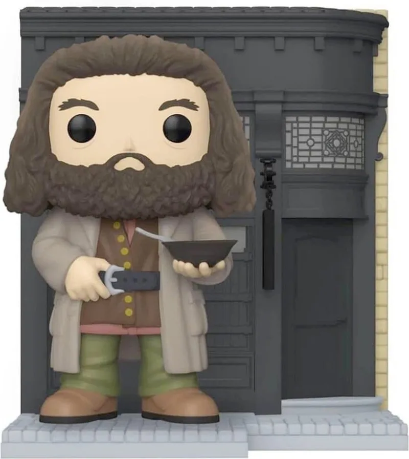 Harry Potter - POP! Deluxe: Diagon Alley - The Leaky Cauldron With Hagrid 9 cm Verzamelfiguur van Funko in Multicolours – productfoto