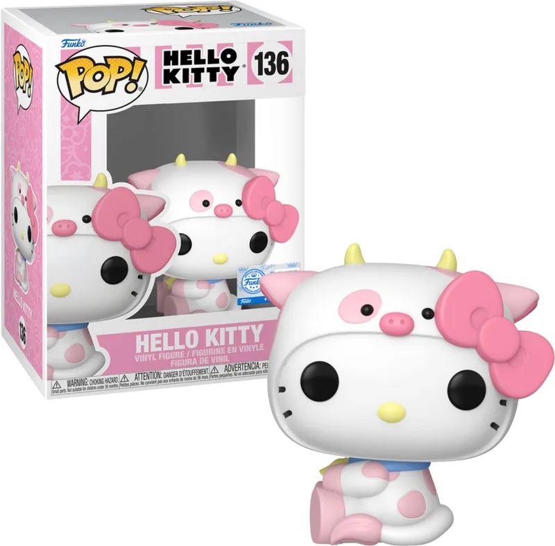 HELLO KITTY 136 Hello Kitty in cow cosplay EXCLUSIVE by Funko – product photo