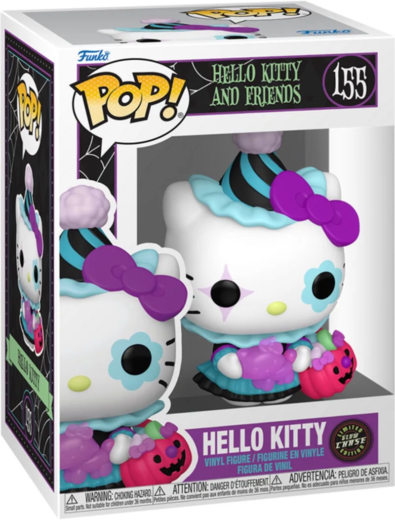 Hello Kitty Hello Kitty (Glow-in-the-dark) (Chase Edition mogelijk!) vinylfiguur 155 Unisex Funko Pop! - Neutraal fra Funko i Standard – produktbillede
