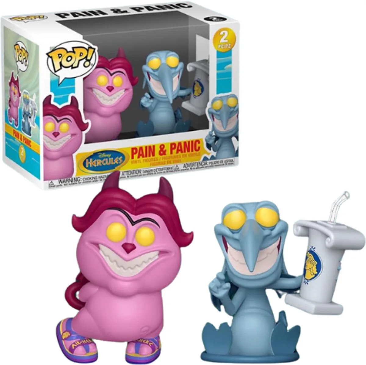 Hercules Panic & Pain vinylfiguren (Set van 2) Unisex Funko Pop! - Neutraal by Funko in Standard – product photo