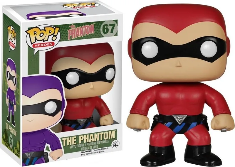 Heroes #67 - The Phantom (Red) Pop! by Funko in Red – product photo