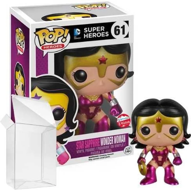 Heroes: DC Super Heroes - Star Sapphire Wonder Woman (Metallic) #61 FugitiveToys Exclusive van Funko in Meerkleurig – productfoto