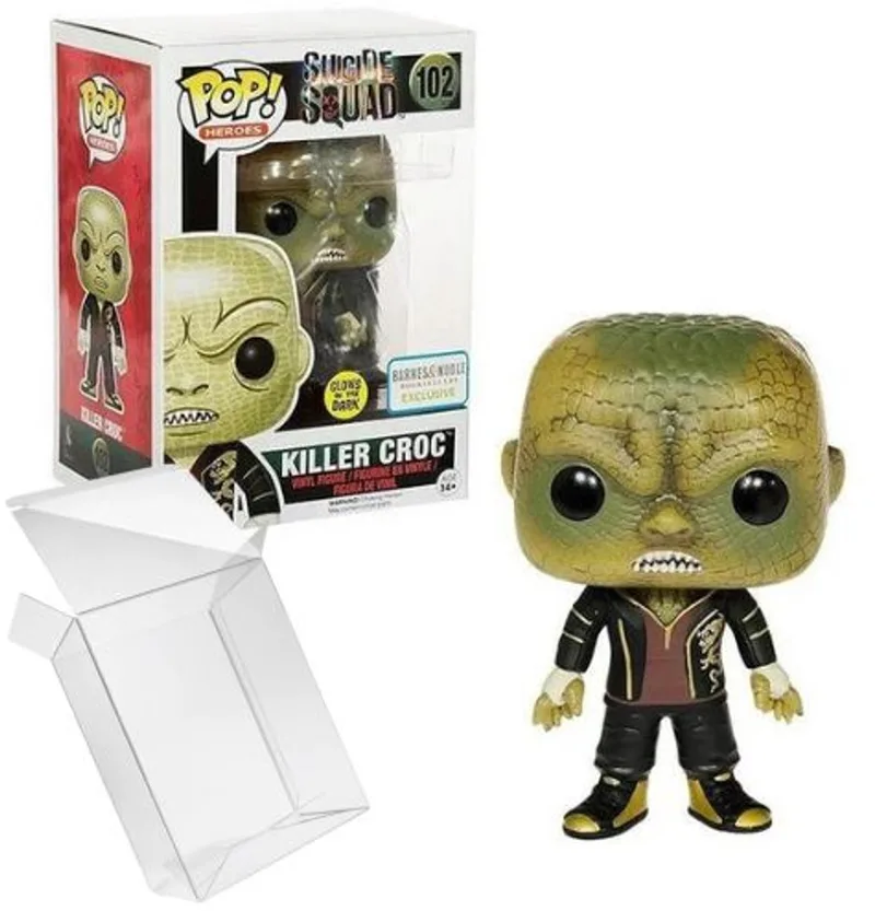 Heroes: Suicide Squad - Killer Croc #102 Glow in the Dark Barnes & Noble Exclusive by Funko – product photo