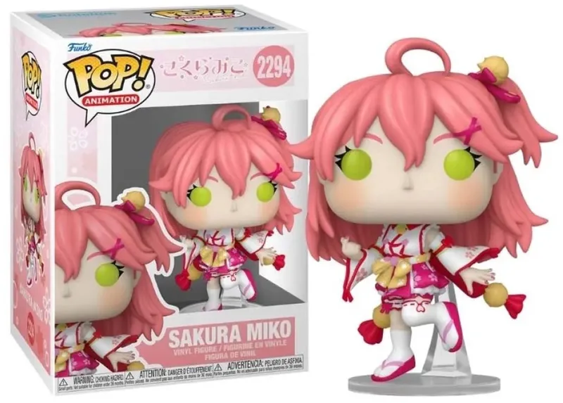 Hololive Sakura Miko (Pop! Animation) Vinyl Figur 2294 Unisex Funko Pop! - Neutraal de Funko en Standard – photo produit