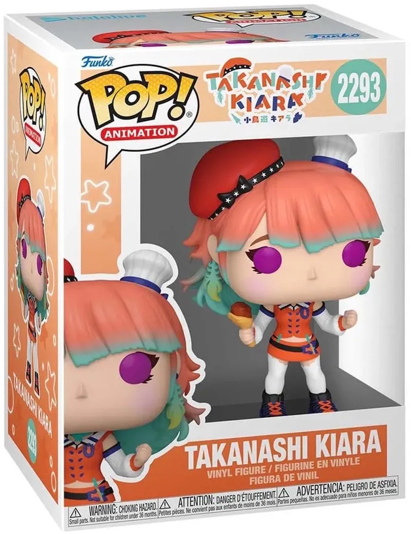 Hololive Takanashi Kiara (Pop! Animation) Vinyl Figur 2293 Unisex Funko Pop! - Neutraal de Funko en Standard – photo produit