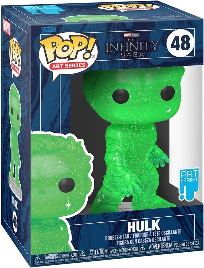 Hulk Art Series Funko Pop! - Uniek vinyl figuur van 9cm met hard case by Funko in Multicolour – product photo