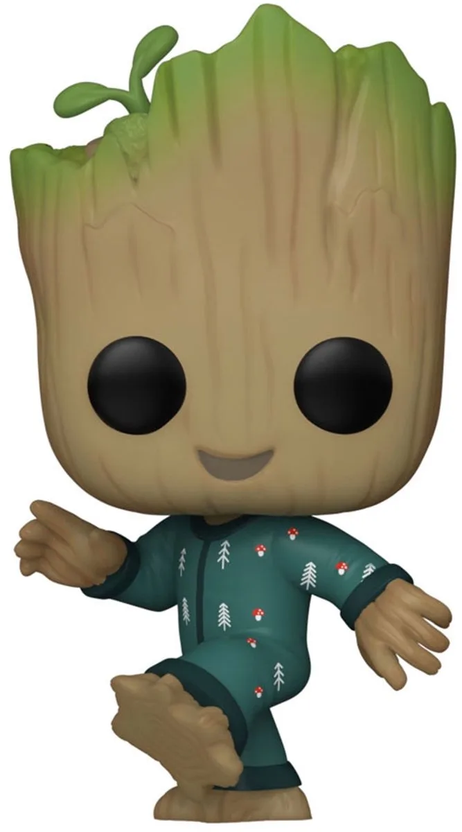 I Am Groot - Marvel POP! Groot PJs Dancing 9 cm Verzamelfiguur by Funko in Multicolours – product photo