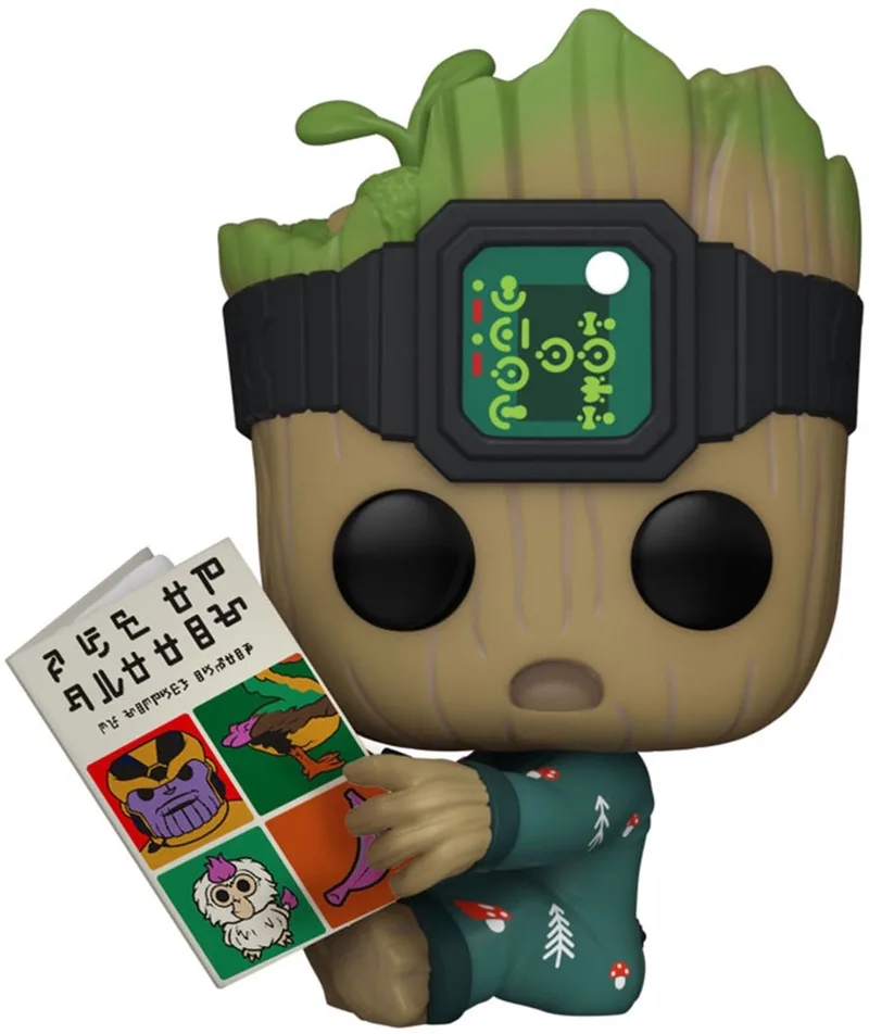 I Am Groot - Marvel POP! Groot PJs With Book 9 cm Verzamelfiguur by Funko in Multicolours – product photo