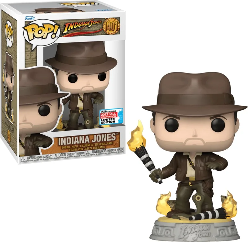 Indiana Jones (with Snakes) 1401 - NYCC 2023 Exclusive LE van Funko in Meerkleurig – productfoto