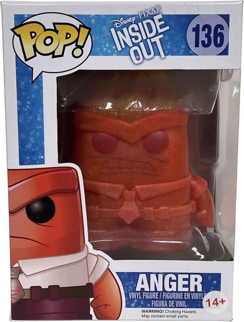 Inside Out: Anger #136 Crystal version [7.5/10] van Funko in Meerkleurig – productfoto