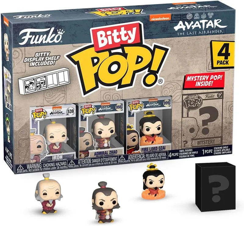 Iroh, Admiral Zhao, Fire Lord Ozai and mystery chase by Funko in Multicolour – product photo