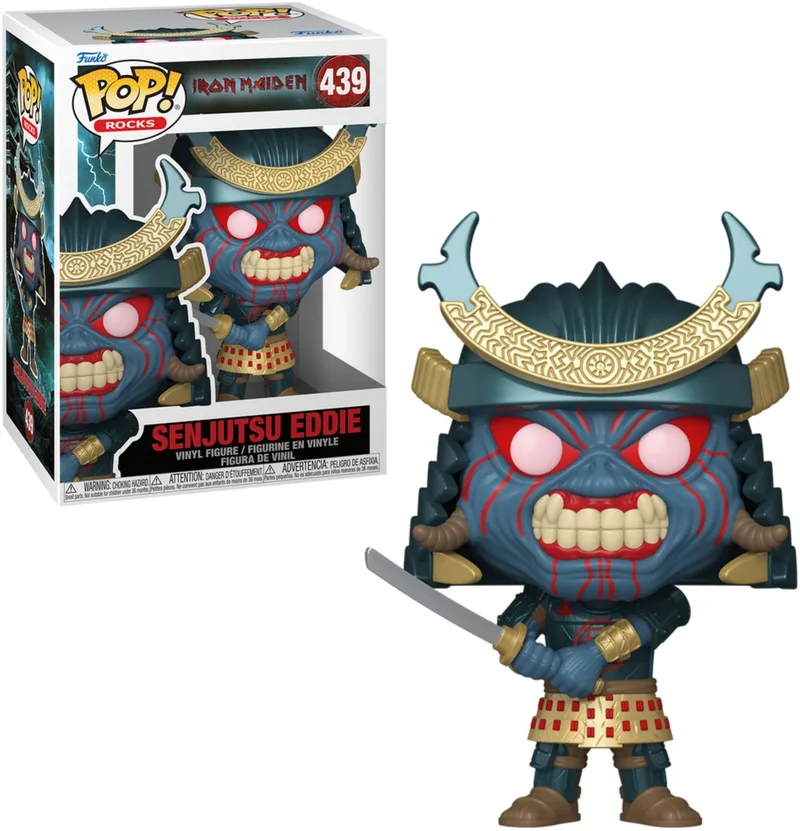 Iron Maiden Senjutsu Eddie Rocks! Vinyl Figur 439 Unisex Funko Pop! - meerkleurig - Standard by Funko in Multicolour – product photo