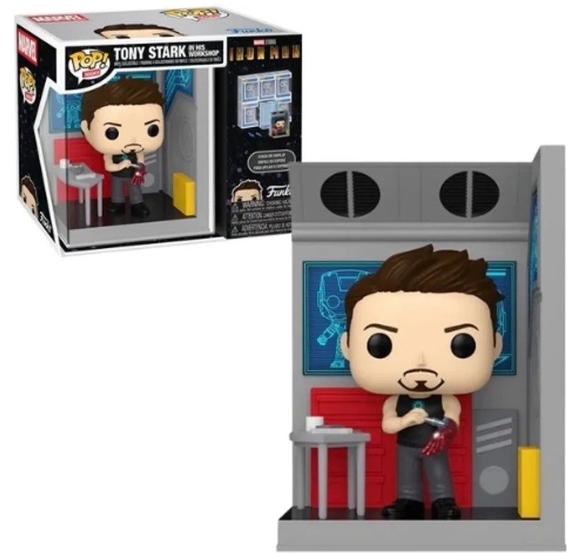 Iron Man Marvel - Tony Stark in his Workshop (Pop! Nooks) vinylfiguur Unisex Funko Pop! - Neutraal by Funko in Standard – product photo
