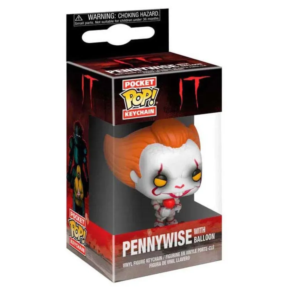 It Pocket Pennywise Met Ballon Serie 2 Sleutelhanger von Funko – Produktfoto