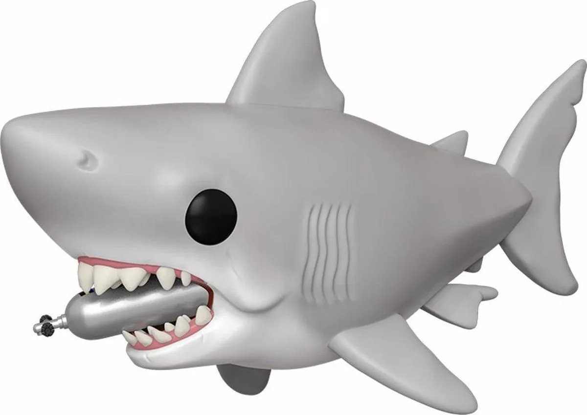 Jaws Great White Shark with diving tank (Oversized) Vinylfiguur 759 Unisex Funko Pop! - Neutraal från Funko i Standard – produktbild