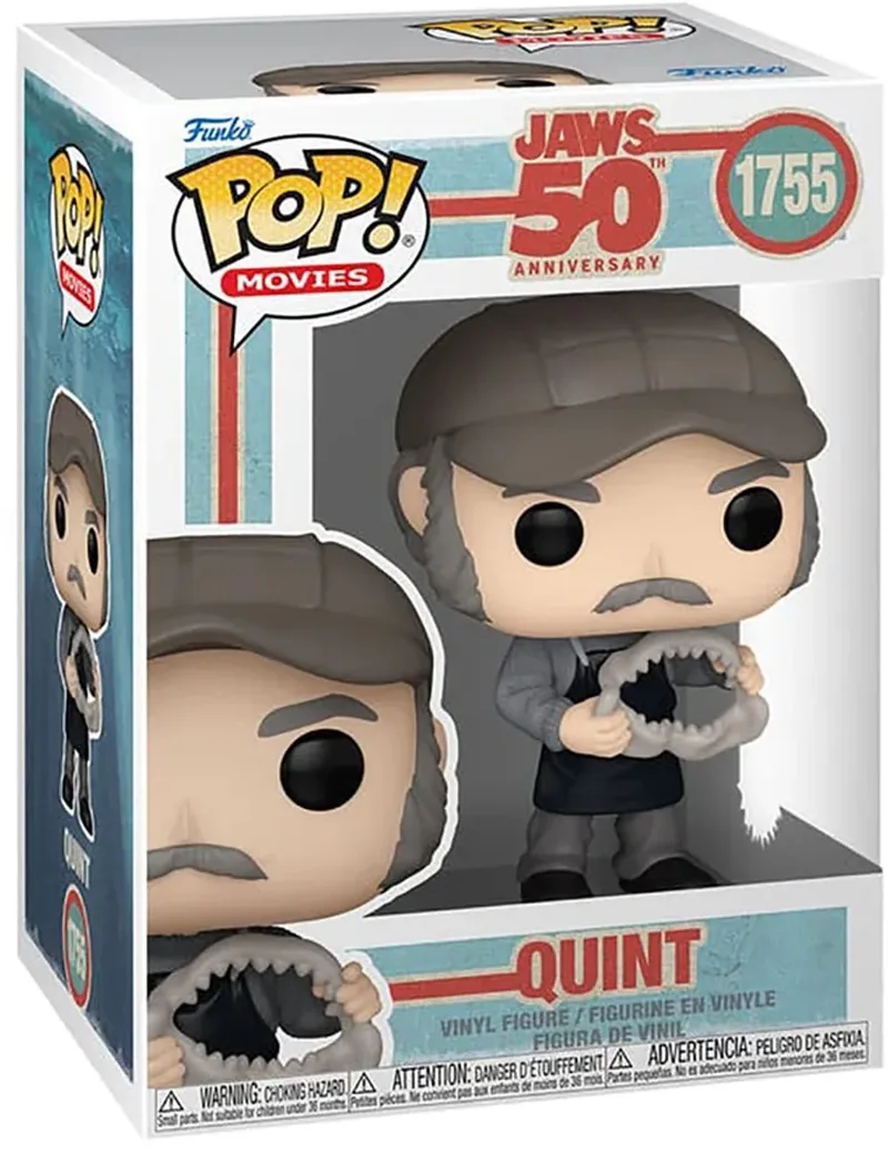 Jaws Quint vinylfiguur 1755 Funko Pop! standaard PVC Unisex - Fan merch, Film by Funko in Standard – product photo