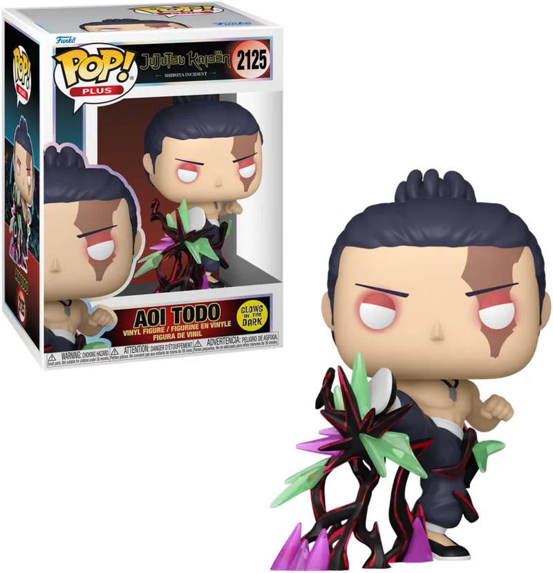 Jujutsu Kaisen Aoi Todo (Kick) (Glow in the Dark) vinylfiguur 2125 Unisex Funko Pop! - Neutraal van Funko in Standard – productfoto