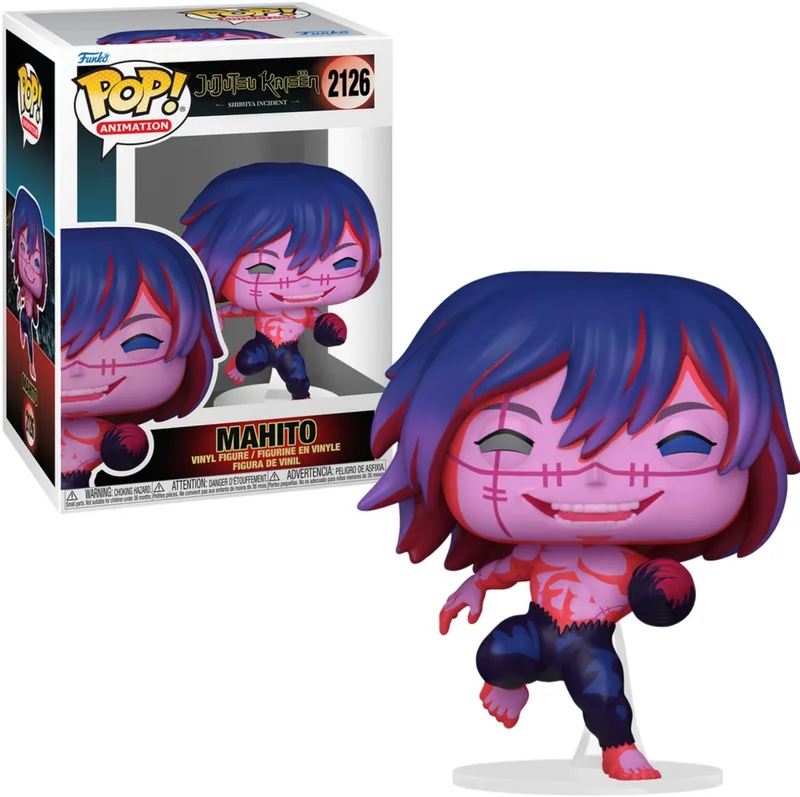 Jujutsu Kaisen Mahito vinylfiguur 2126 Unisex Funko Pop! - Neutraal de Funko en Standard – photo produit
