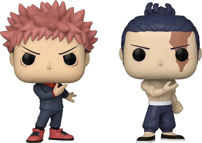 Jujutsu Kaisen - POP! Animation Itadori & Todo 9 cm Verzamelfiguur van Funko in Multicolours – productfoto