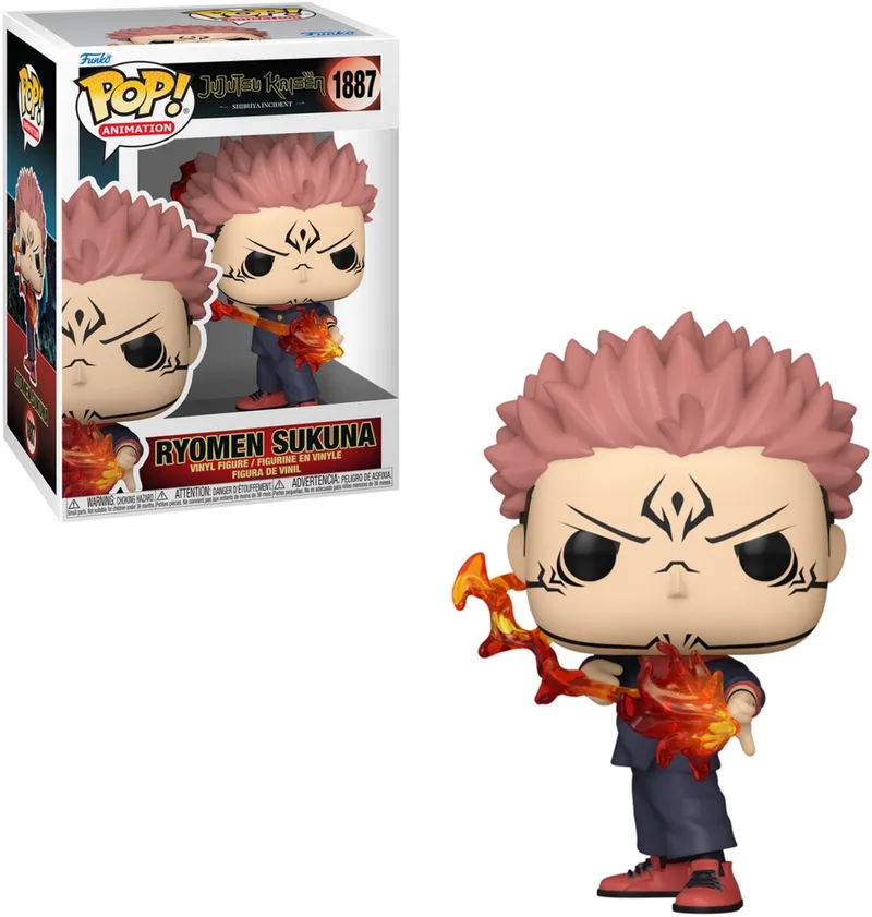 Jujutsu Kaisen Sukuna (Fire Arrow) vinylfiguur 1887 Unisex Funko Pop! - Neutraal by Funko in Standard – product photo