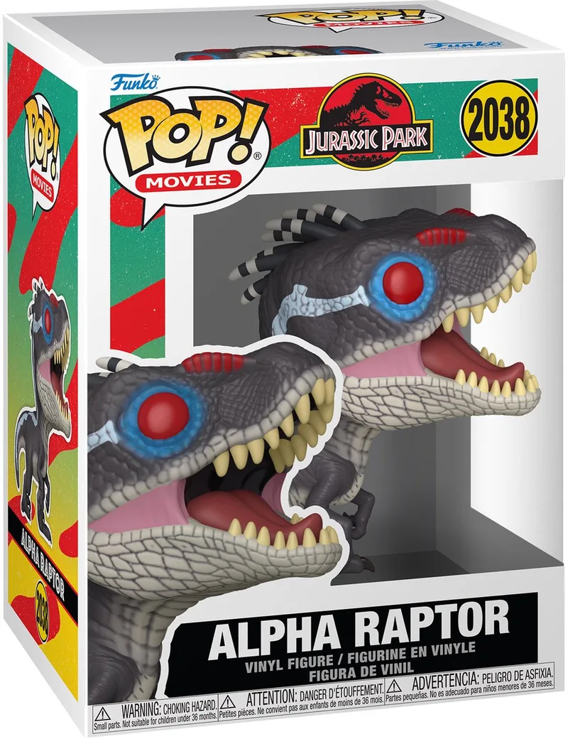 Jurassic Park Alpha Raptor vinylfiguur 2038 Unisex Funko Pop! - Neutraal by Funko in Standard – product photo