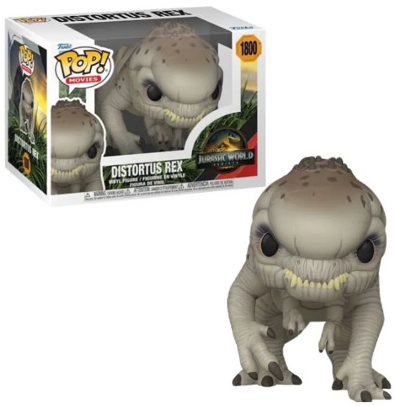 Jurassic World Distortus Rex vinylfiguur 1800 Unisex Funko Pop! - Neutraal van Funko in Standard – productfoto