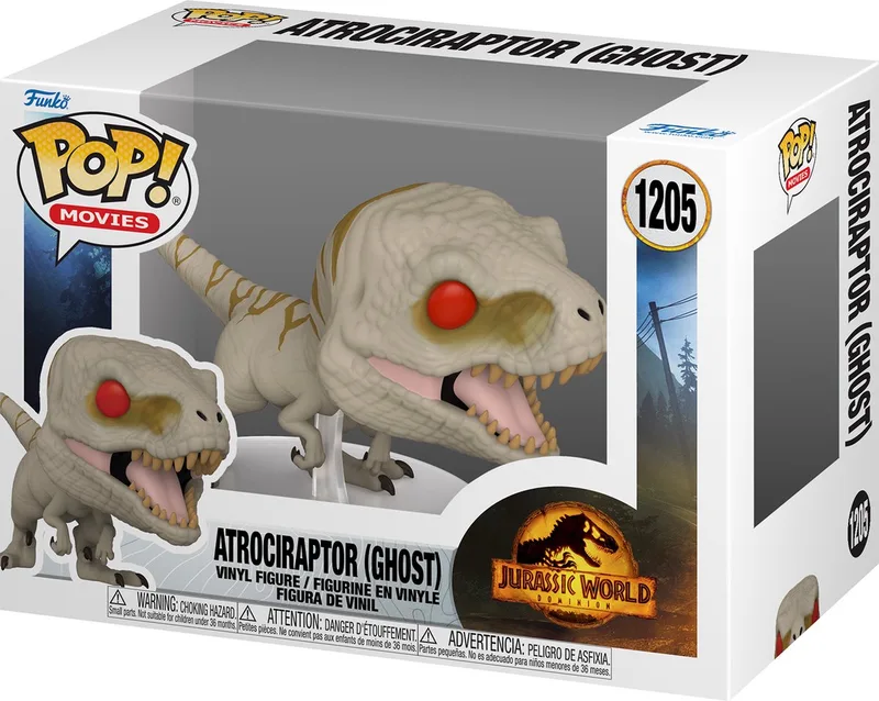 Jurassic World - POP! Movies Ghost 9 cm Verzamelfiguur - Multicolours van Funko in Meerkleurig – productfoto