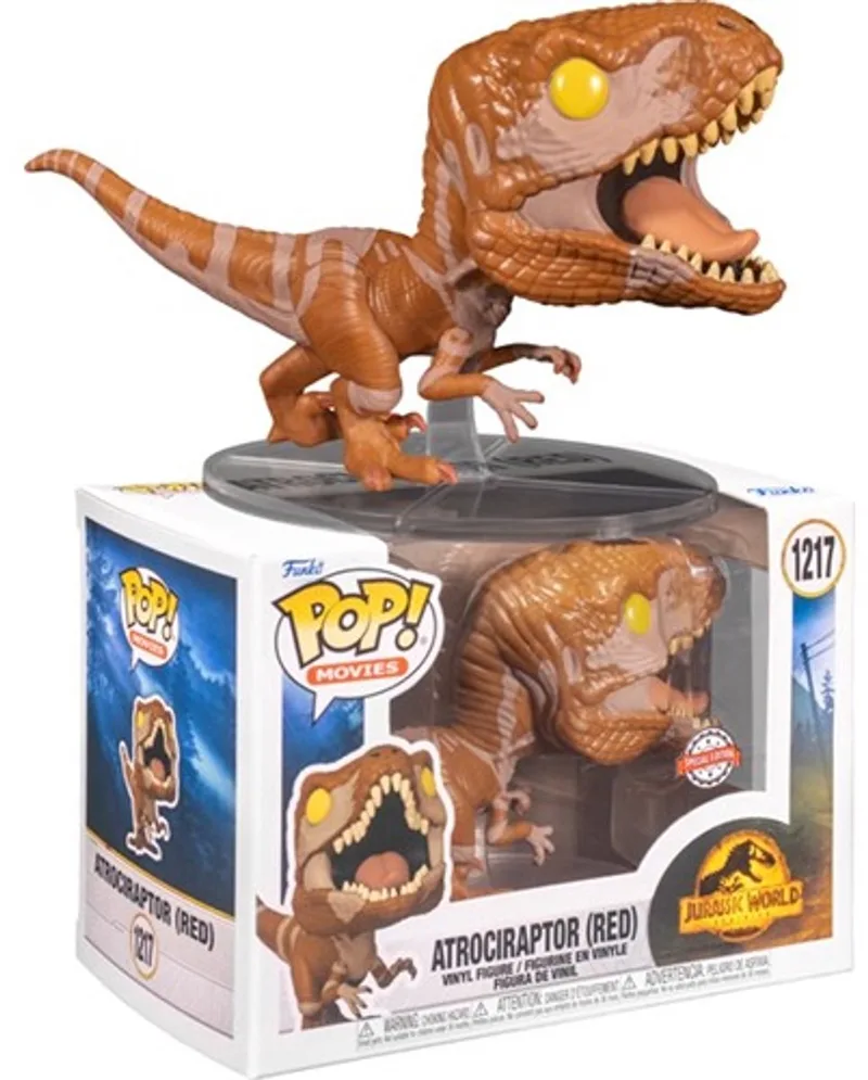 Jurassic World - POP N° 1217 - Atrociraptor Red SE - Grail Rare zeldzaam van Funko – productfoto