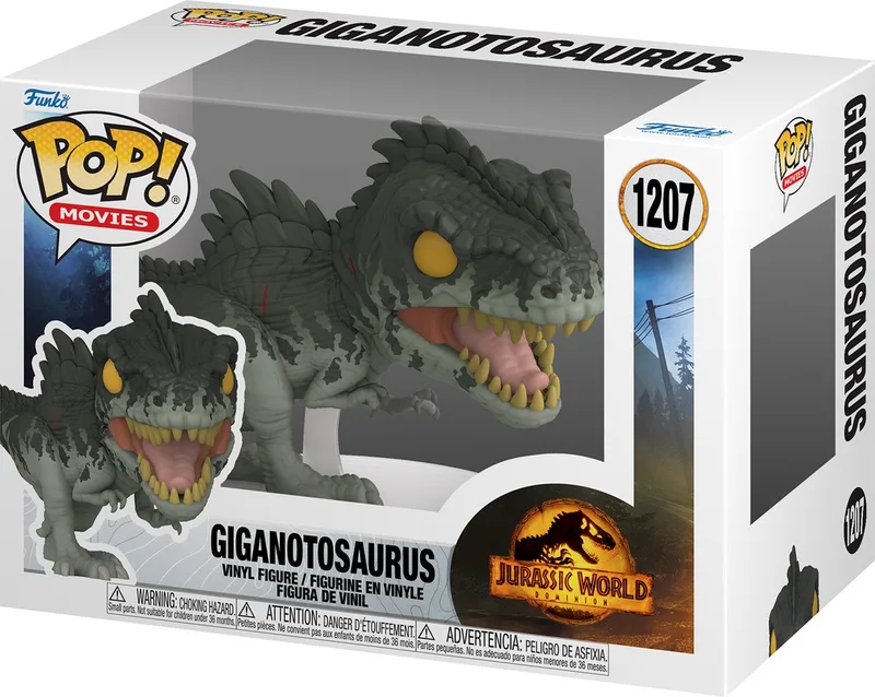 Jurassic World Verzamelfiguur POP! Movies Giganotosaurus 9 cm van Funko in Multicolours – productfoto