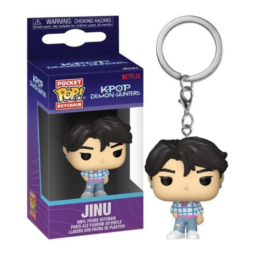 K-pop Demon Hunters Jinu Sleutelhanger van Funko – productfoto
