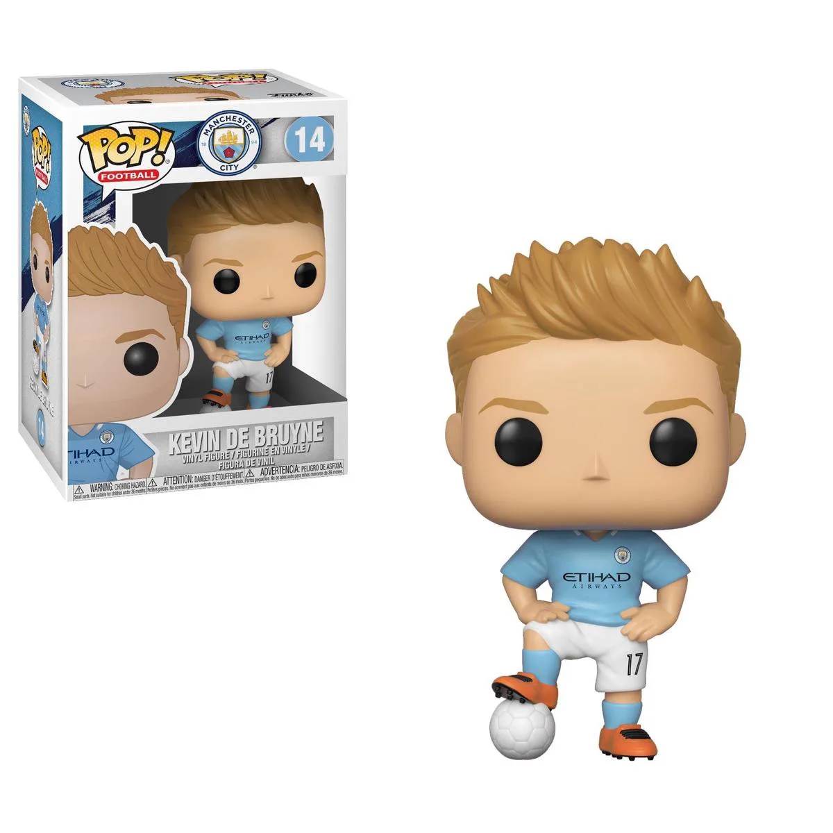 Kevin de Bruyne - Vinyl figuur van 10 cm - Inclusief display box van Funko in Meerkleurig – productfoto