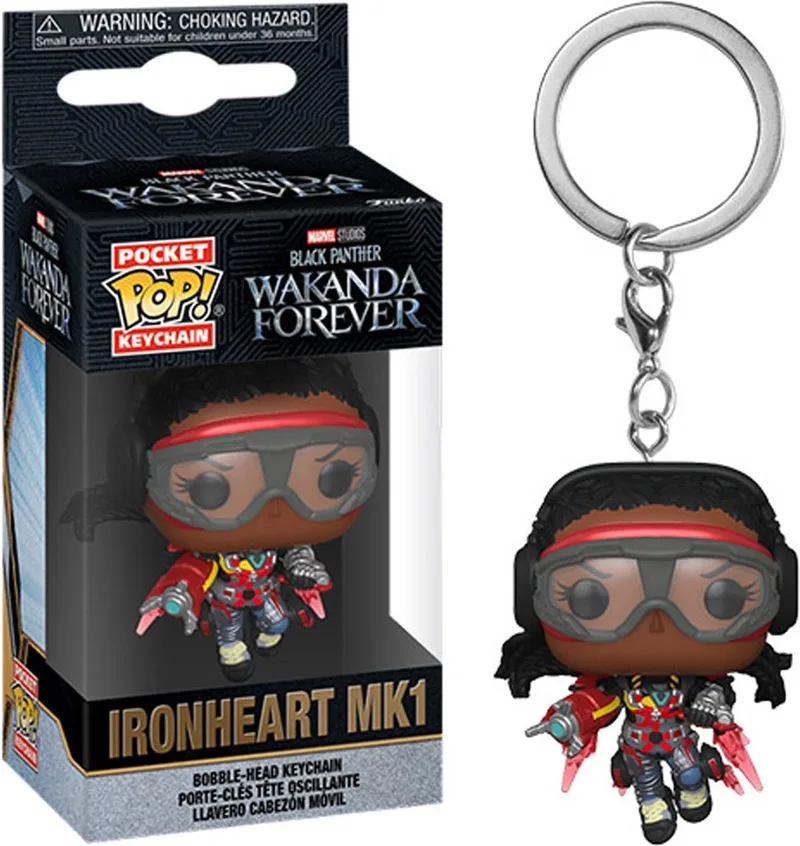 Key Chain sleutelhanger Ironheart MK1 - Wakanda Forever Black Panther marvel by Funko in Multicolour – product photo