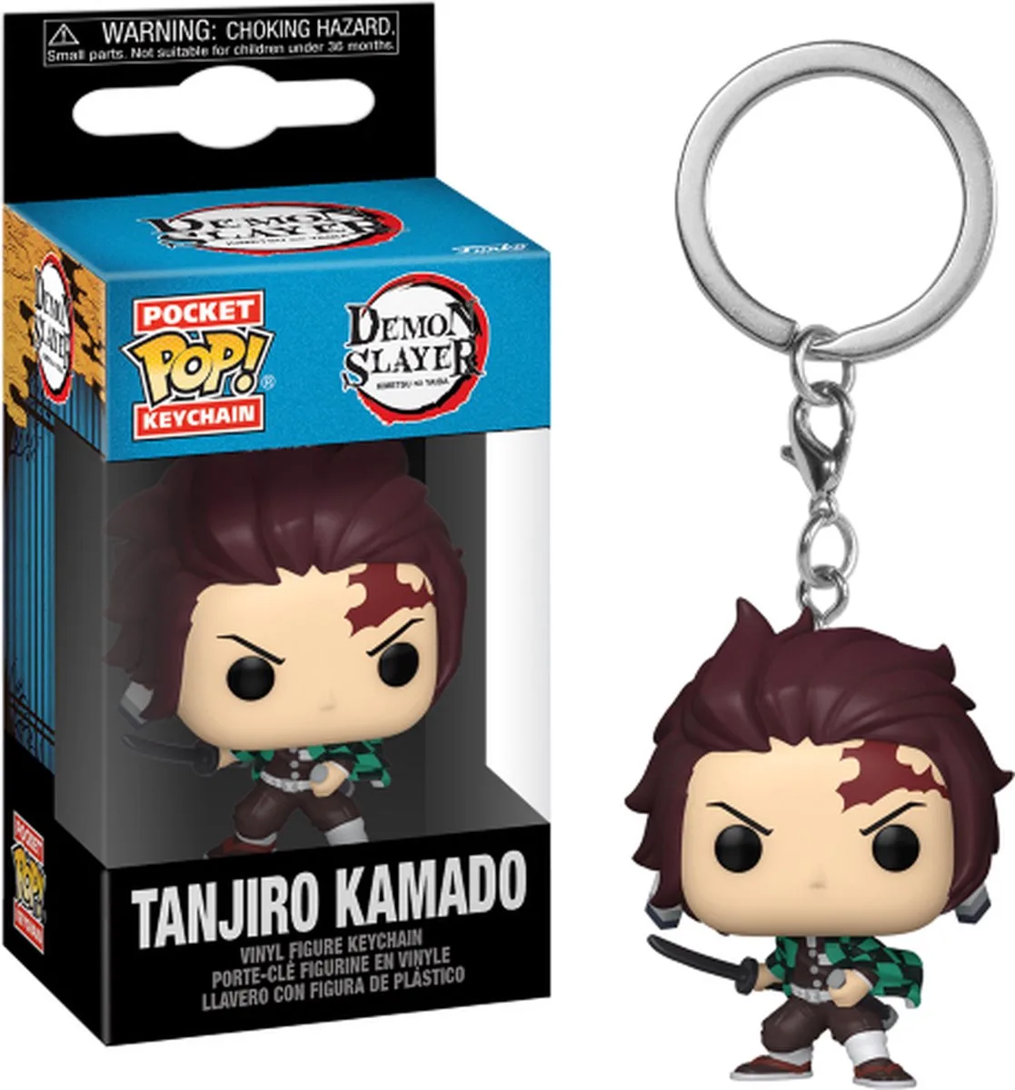 Keychain: Demon Slayer - Tanjiro Kamado von Funko in Mehrfarbig – Produktfoto