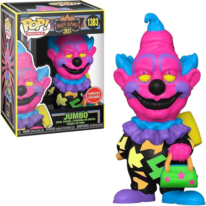 Killer Klowns - Jumbo #1383 (Black Light) GS Exclusive [8/10] by Funko in Multicolour – product photo