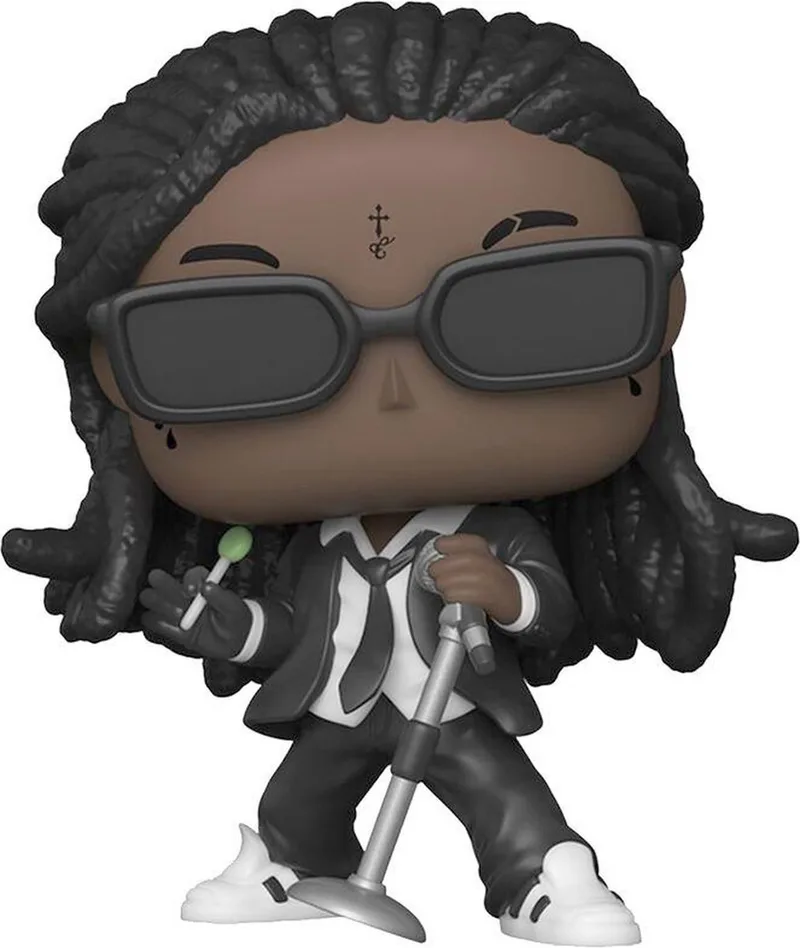Lil Wayne Verzamelfiguur POP! Rocks Lil Wayne With Lollipop Exclusive 9 cm by Funko in Multicolours – product photo