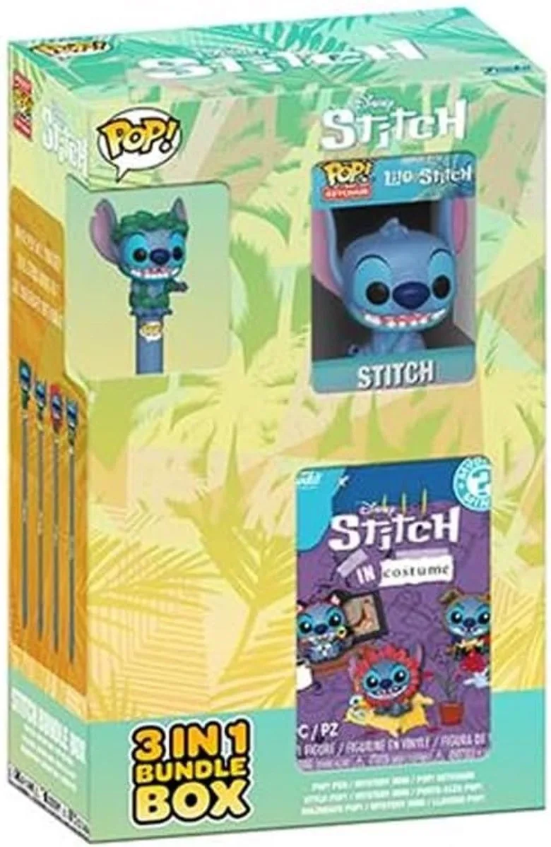 Lilo & Stitch Exclusive Box Stitch 3-in-1 Assembled POP! Figuur van Funko in Meerkleurig – productfoto