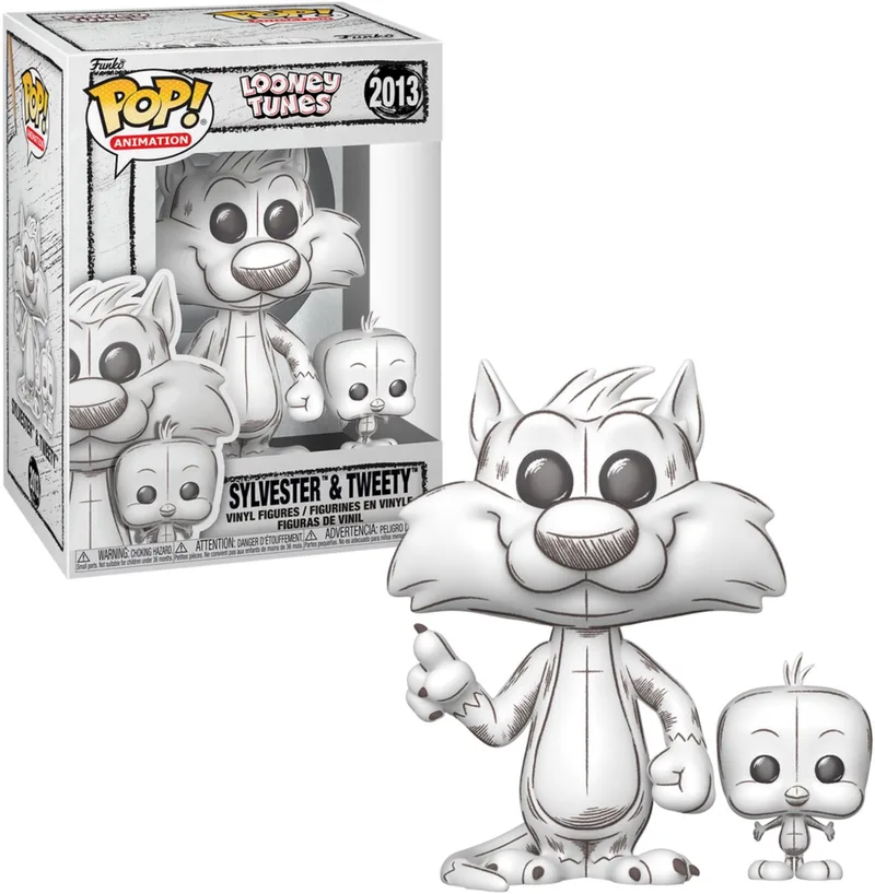 Looney Tunes POP!&Buddy Animation Vinyl Figure Sylvester&Tweety 9 cm POP! Figuur van Funko in Meerkleurig – productfoto