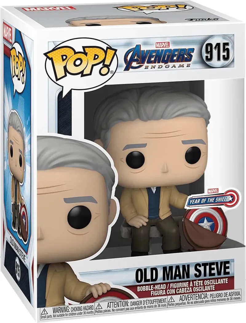 Marvel 80th Anniversary Old Man Steve POP! Vinyl Figure - 9 cm van Funko in Meerkleurig – productfoto