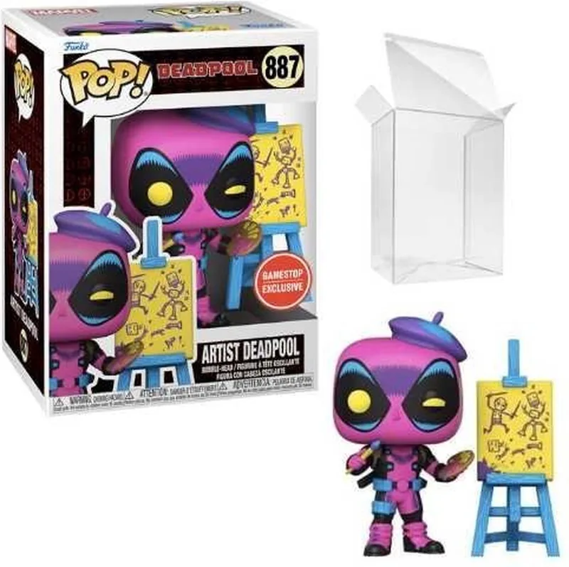 Marvel: Artist Deadpool #887 Blacklight GS Exclusive [Condition: 7.5/10] van Funko in Meerkleurig – productfoto