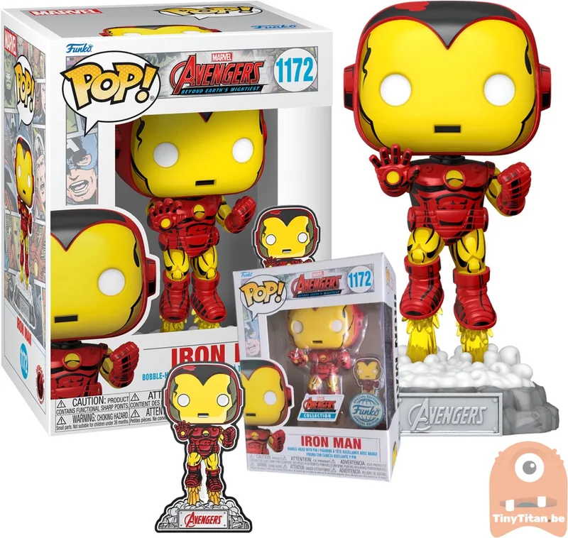Marvel Avengers Beyond Earth's Mightiest Collection : Iron Man #1172 Exclusive US by Funko in Multicolour – product photo
