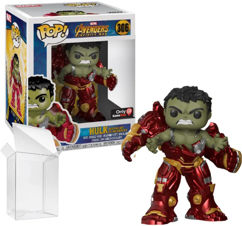 Marvel: Avengers Infinity War - Hulk Busting out of Hulkbuster #306 (GameStop Exclusive) by Funko in Multicolour – product photo