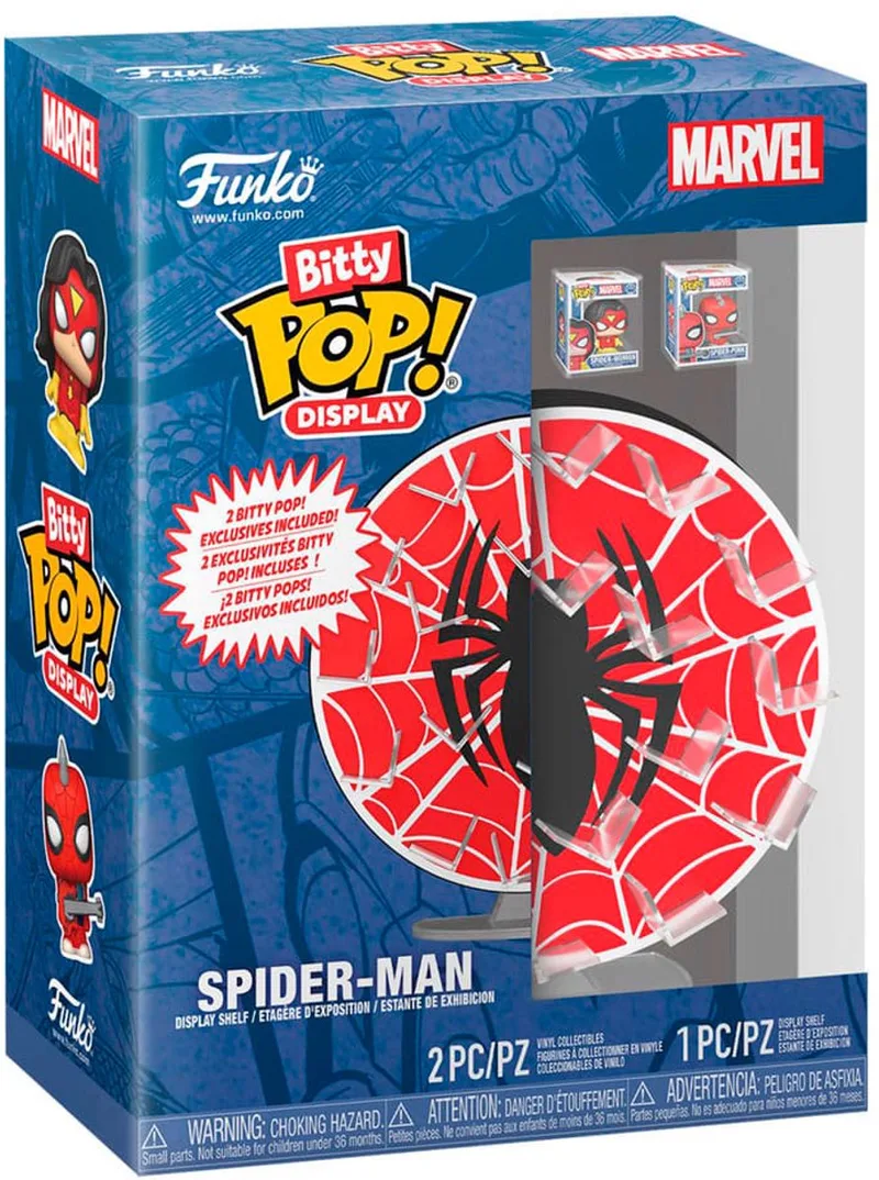 Marvel Bitty POP! Display met 2 Vinyl Figuur Spider-Man Web POP! Figuur - 2cm by Funko in Multicolour – product photo