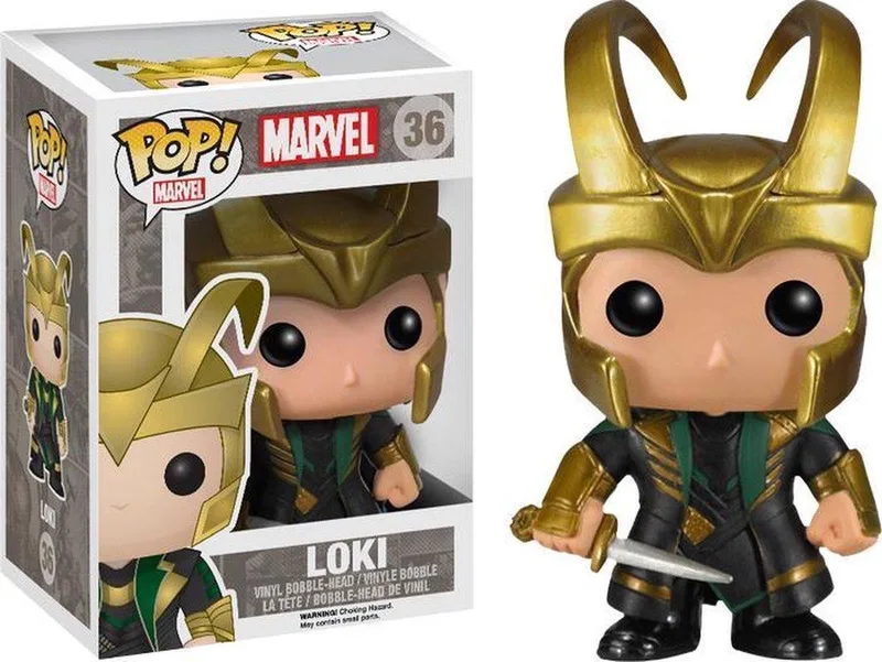 Marvel Bobble Head POP Loki Helmet Thor van Funko in Meerkleurig – productfoto