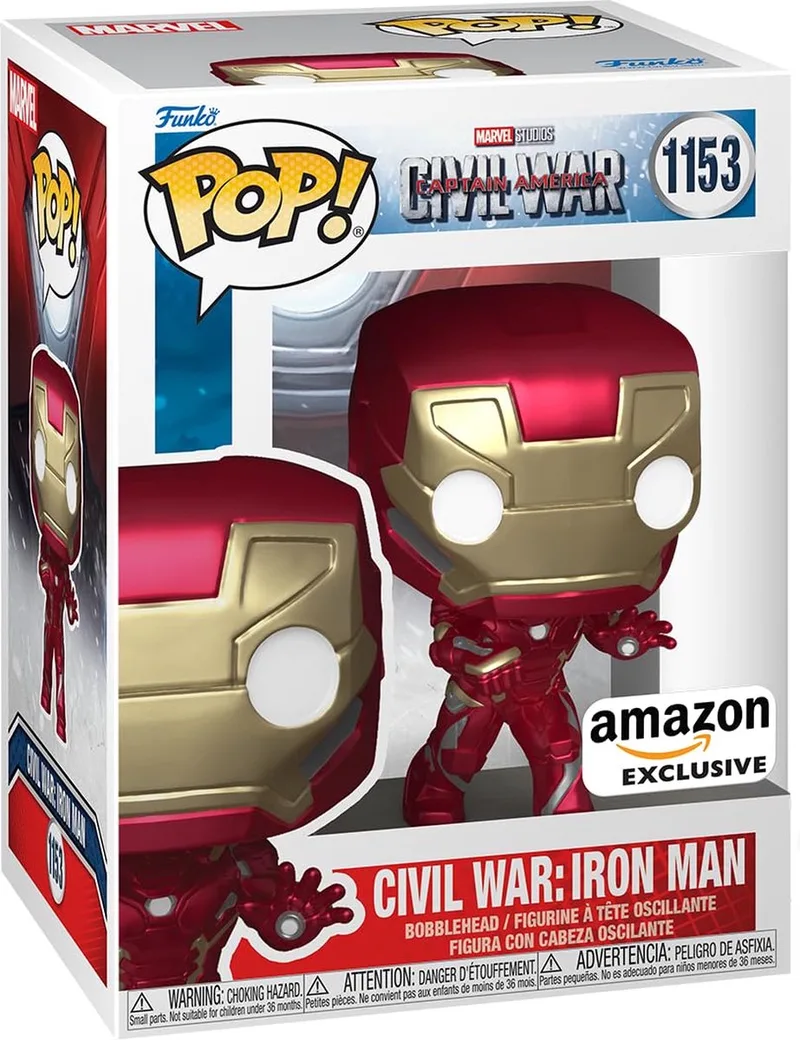 Marvel: Captain America 3: Civil War - Iron Man US Exclusive Build-A-Scene by Funko in Multicolour – product photo