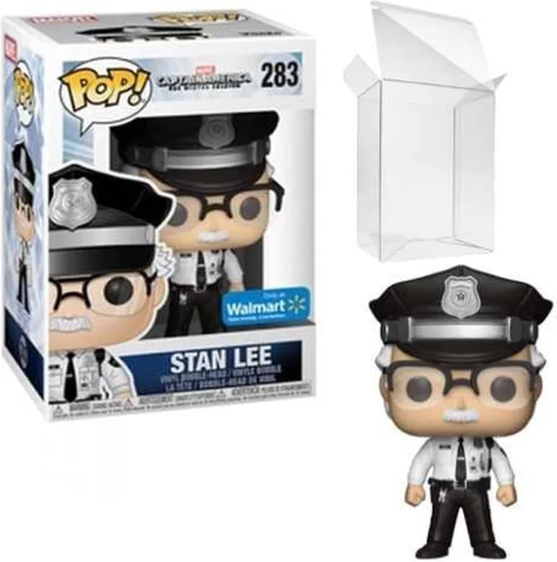 Marvel: Captain America - Stan Lee (Smithsonian Guard) #283 Wallmart Exclusive [7.5/10] by Funko in Multicolour – product photo