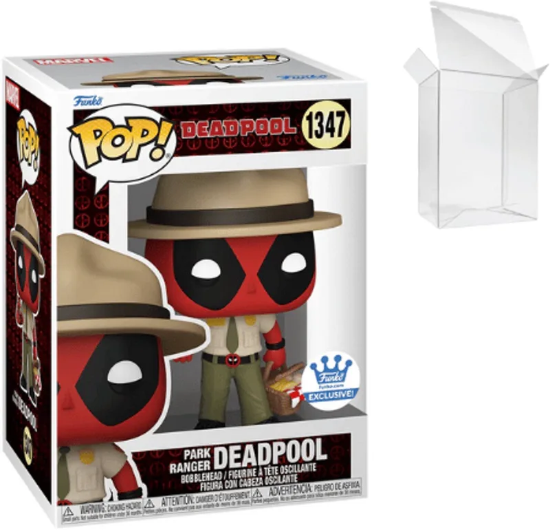 Marvel: Deadpool (Park Ranger) #1347 Funko Exclusive van Funko in Rood – productfoto