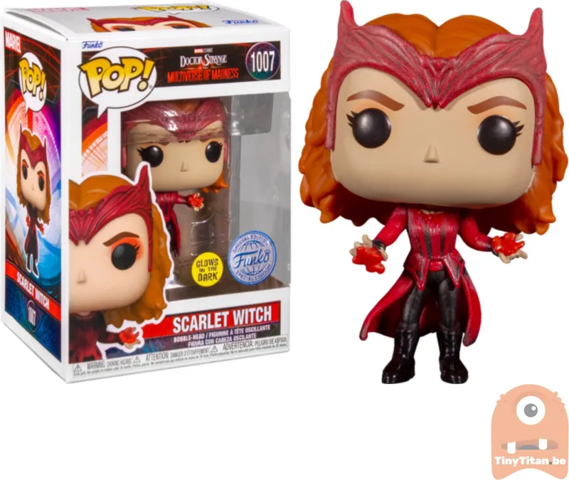 Marvel: Doctor Strange 2 - Scarelt Witch #1007 Exclusive Special Edition van Funko – productfoto