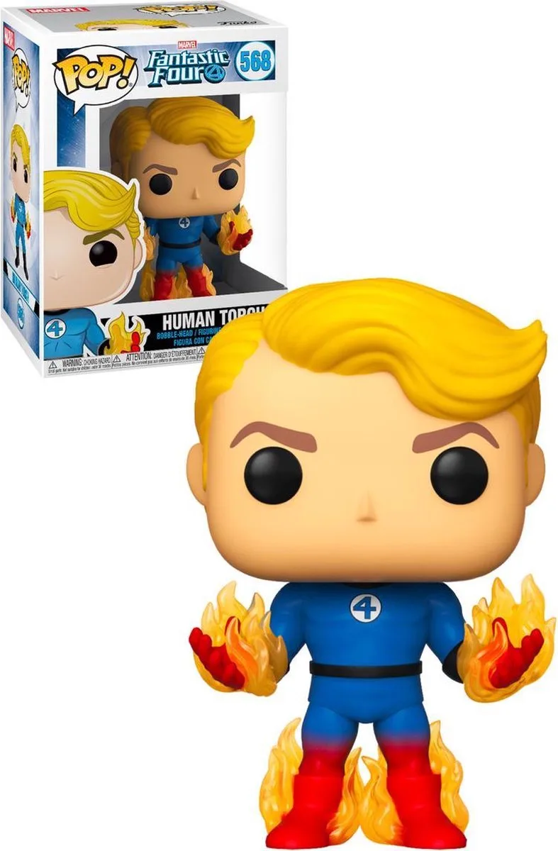 Marvel: Fantastic Four - Human Torch #568 Glows in the Dark Specialty Series Exclusive by Funko in Multicolour – product photo