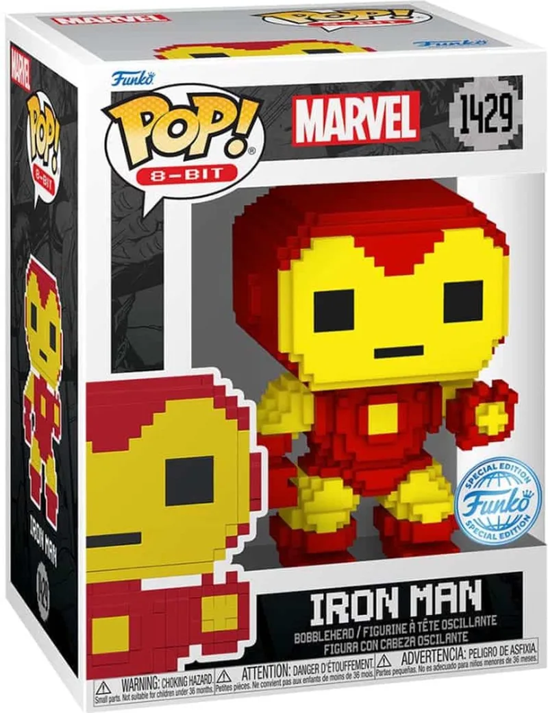 Marvel – Funko Pop 8-Bit Vinyl Figure Iron Man 9 cm van Funko – productfoto
